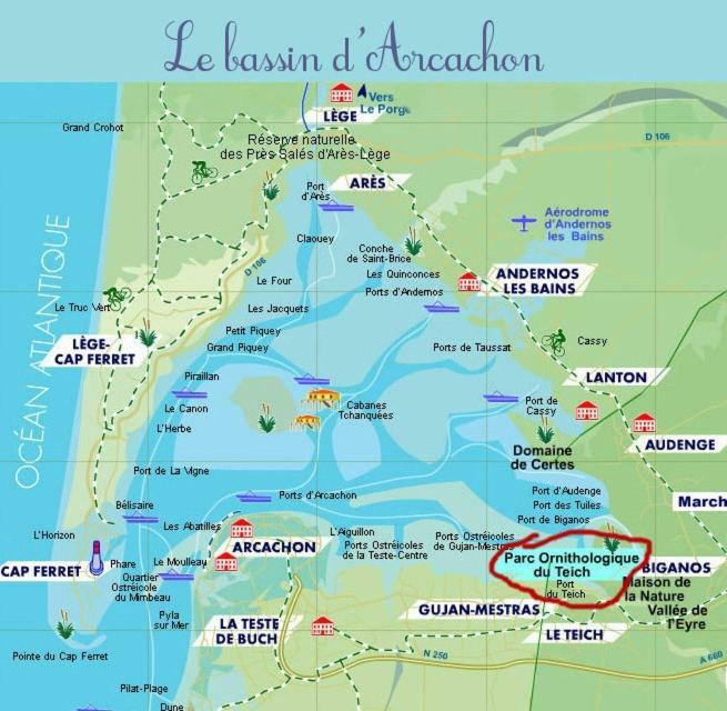 Lou Cachotte Apartment Le Teich Luaran gambar
